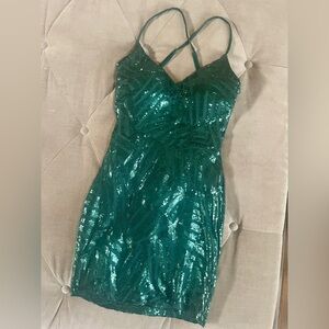 Speechless Emerald Green Dress XS
